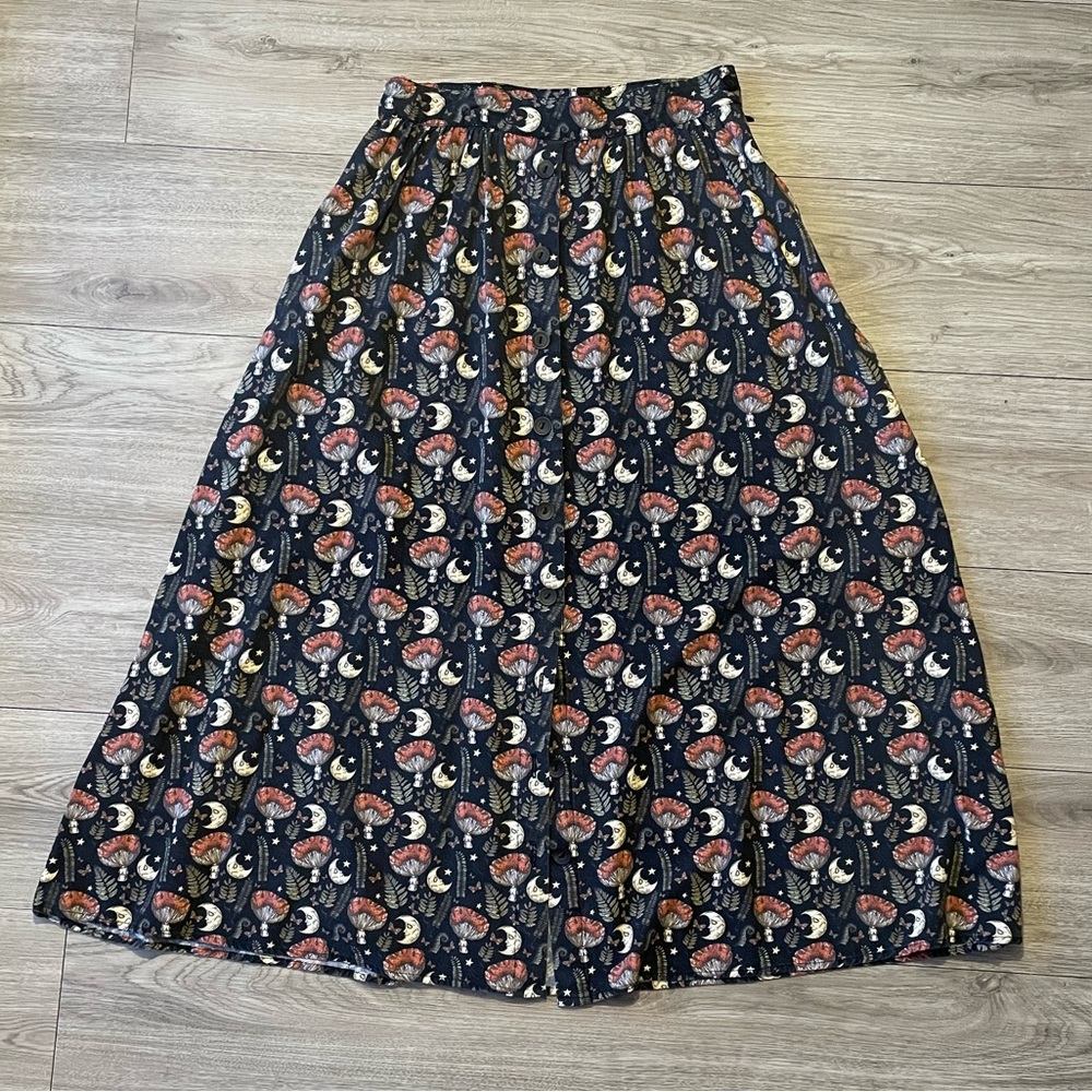 Disturbia Dreamfast Mushroom Moon Midaxi Skirt